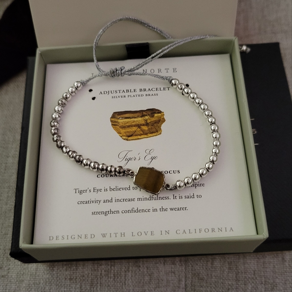 Silver pull string bracelet - Picture 2 of 2